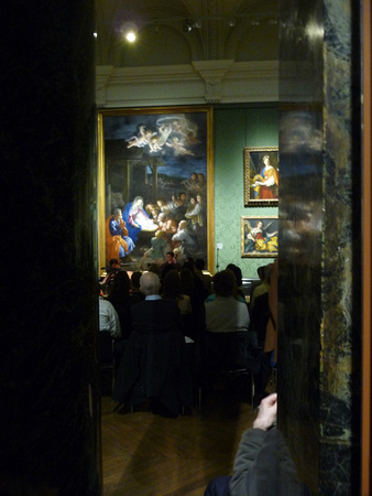 Cello quartet at The National Gallery playing "Oblivion" by Piazzolla