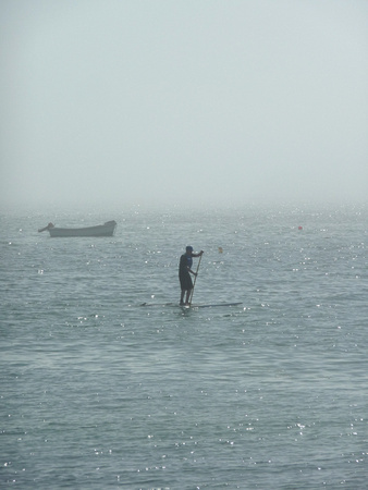 Hull paddlers in foggy Howth