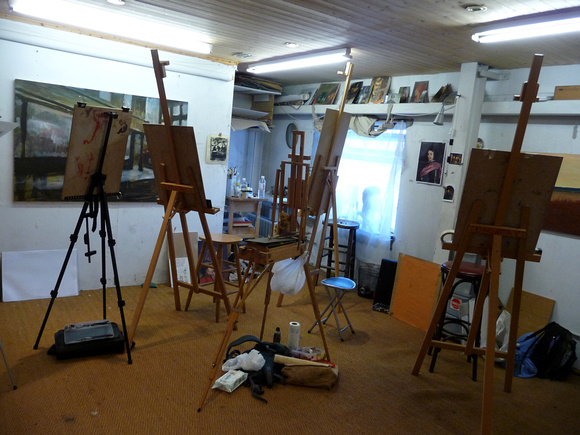 Donal's studio